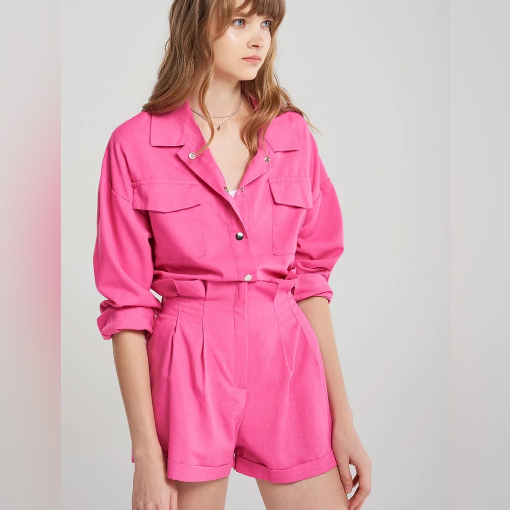 Storets - Michelle Two-Piece Set Pink XS/S
